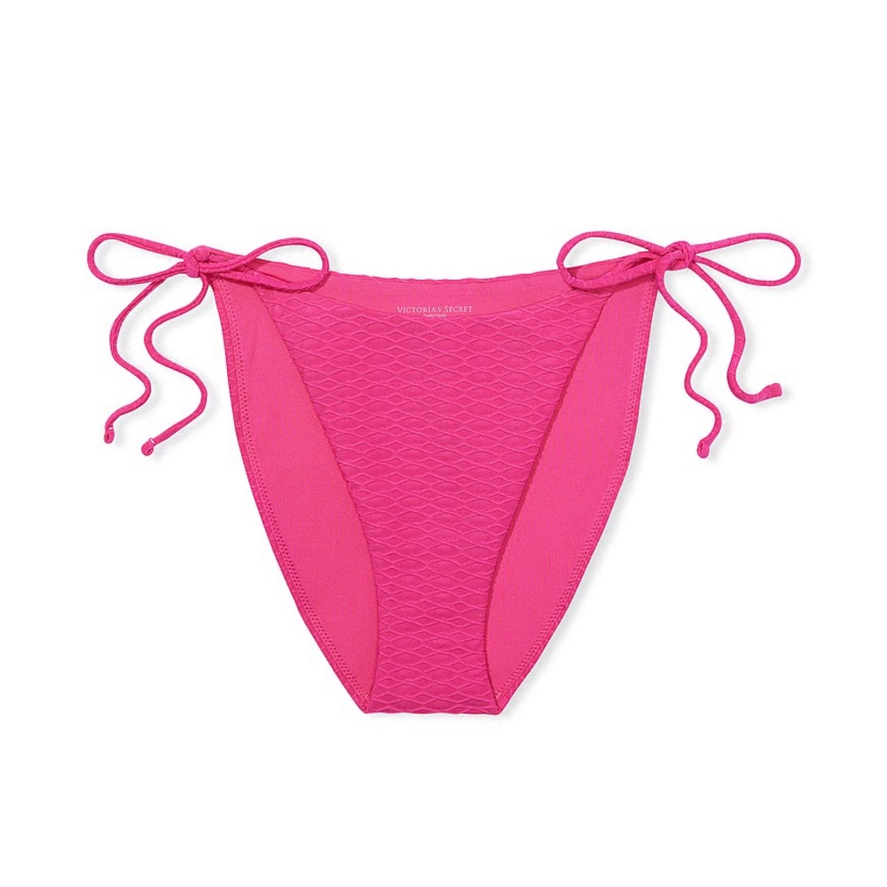 Victoria’s Secret Cheeky Side-Tie Bikini Bottom - Hot Pink - Size M